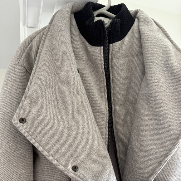 ba&sh Light Gray Puffer Jacket - Picture 4 of 5